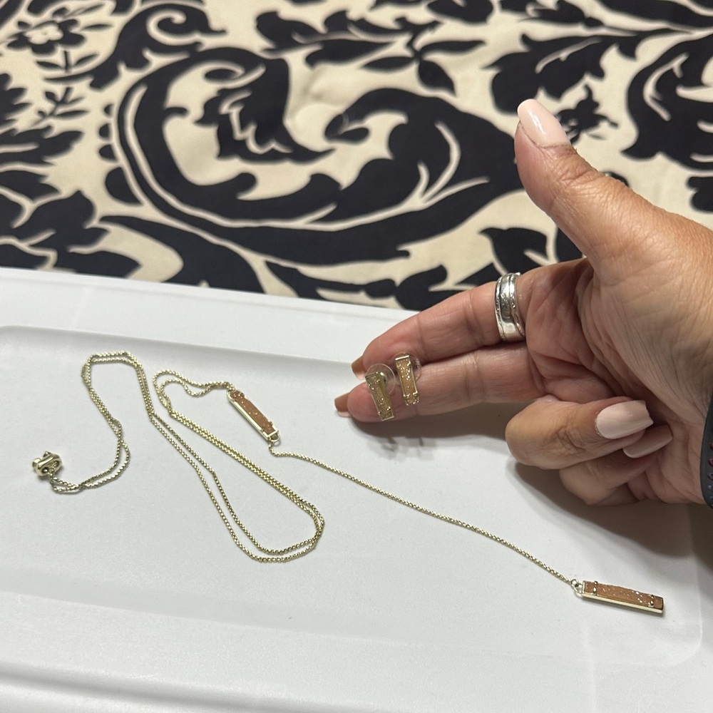 Kendra Scott Gold and Silver Necklace Set